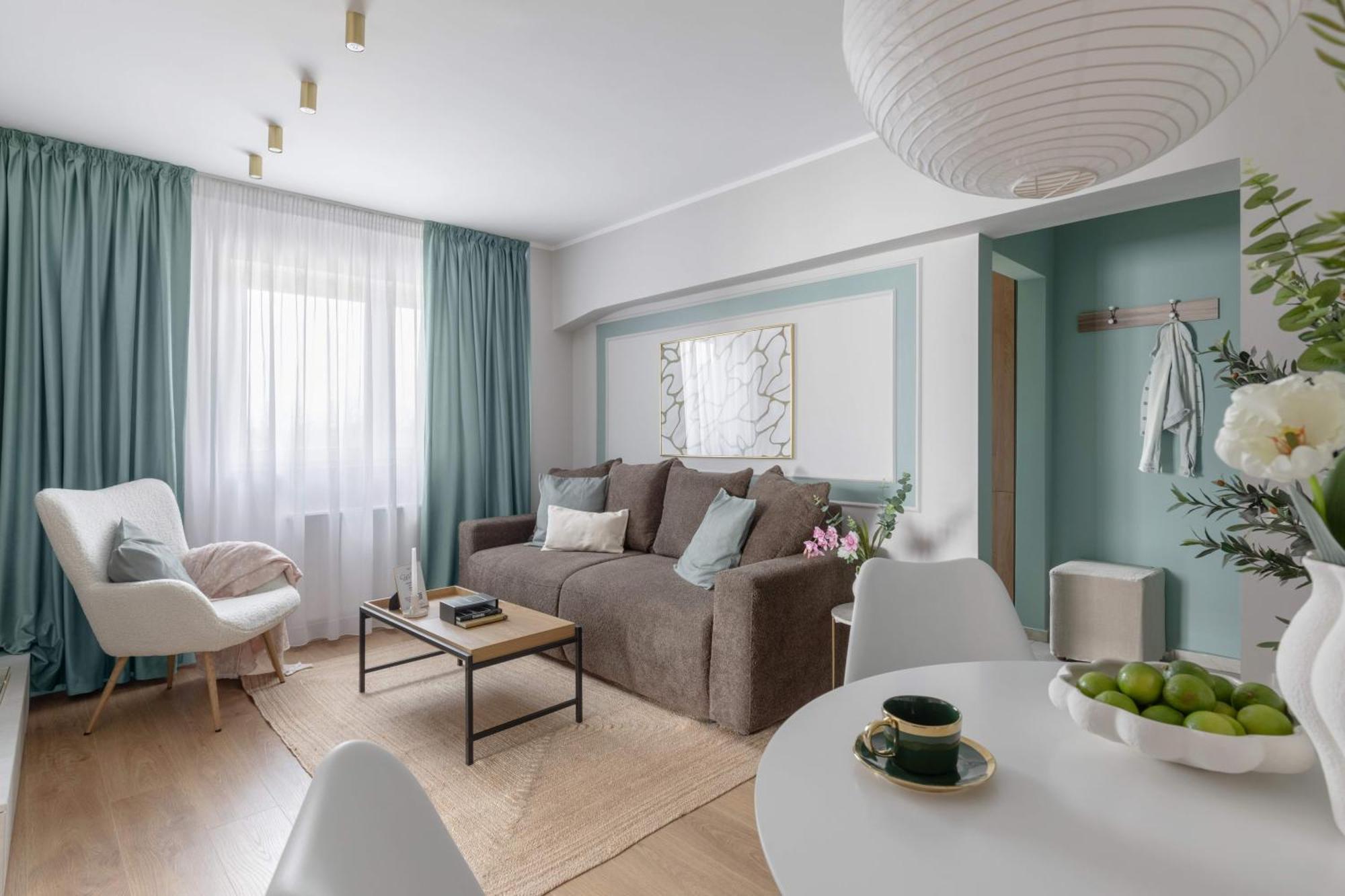 Holt - Sublime Minty Green 1Br On The Park Bukarest Eksteriør billede